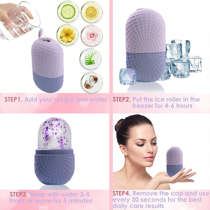 Reusable Silicone Facial Ice Roller