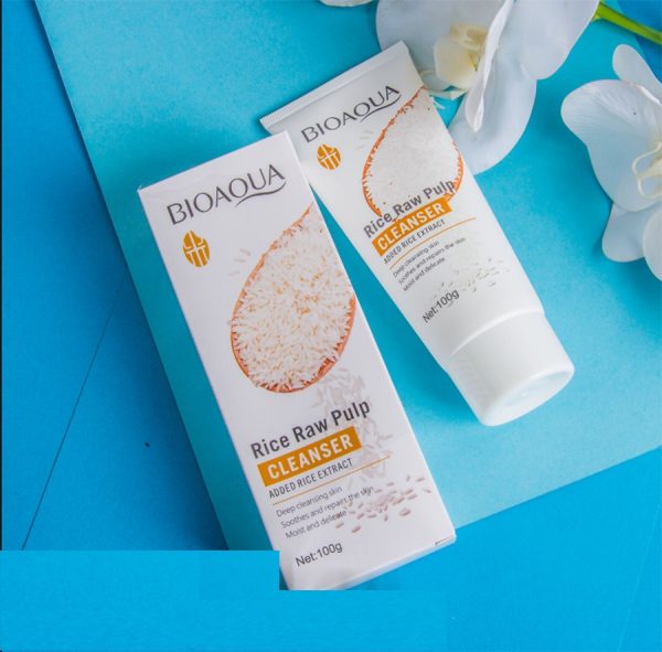 Bioaqua Rice Raw Pulp Cleanser/Face Wash