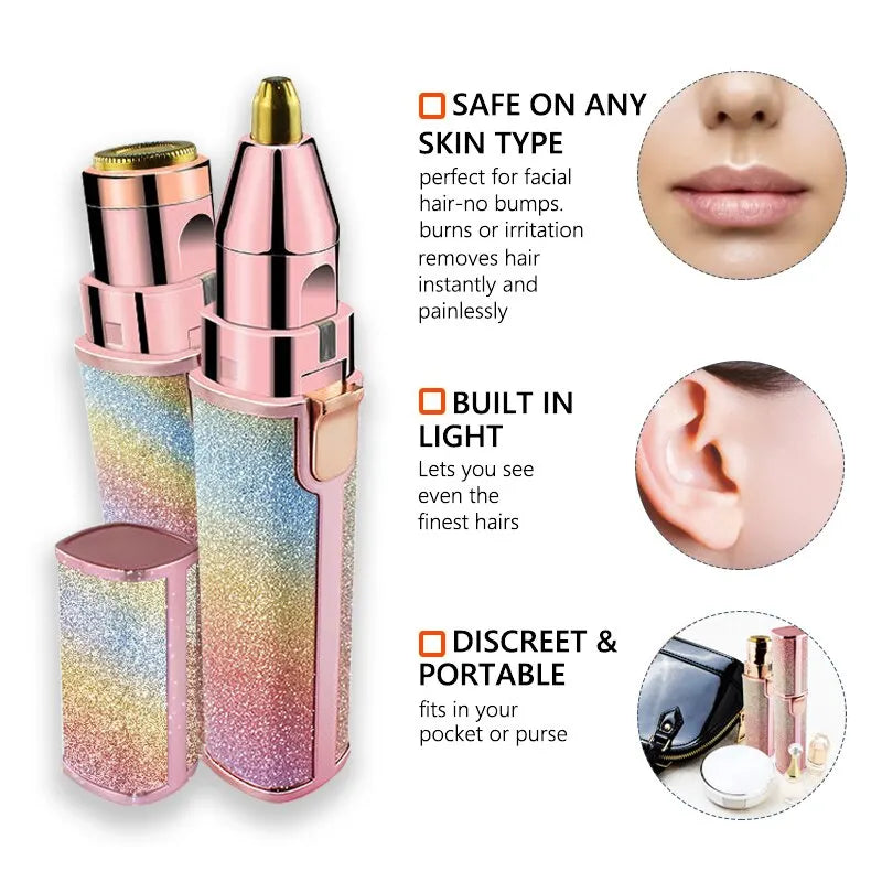 Rechargeable Facial Hair-Eyebrow Trimmer