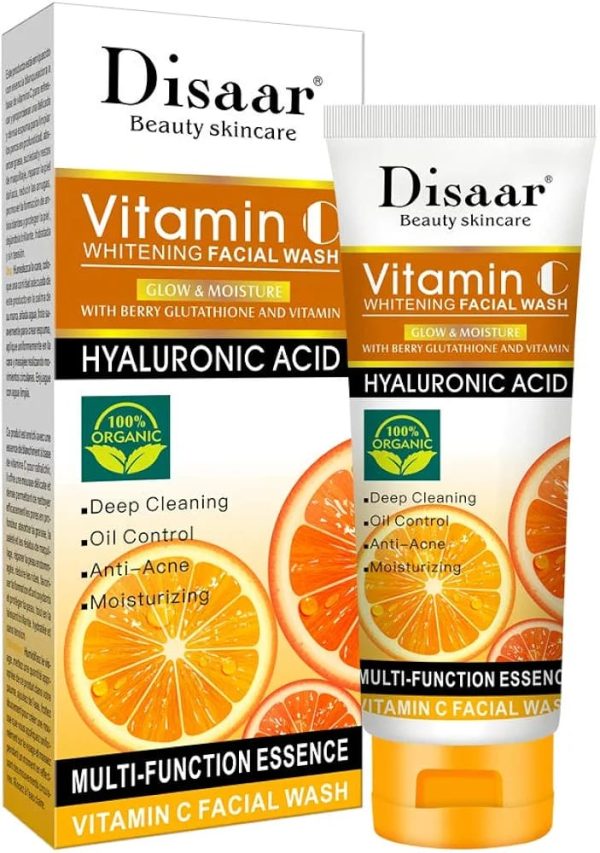 Disaar Vitamin C Hyaluronic Acid Whitening Face Wash