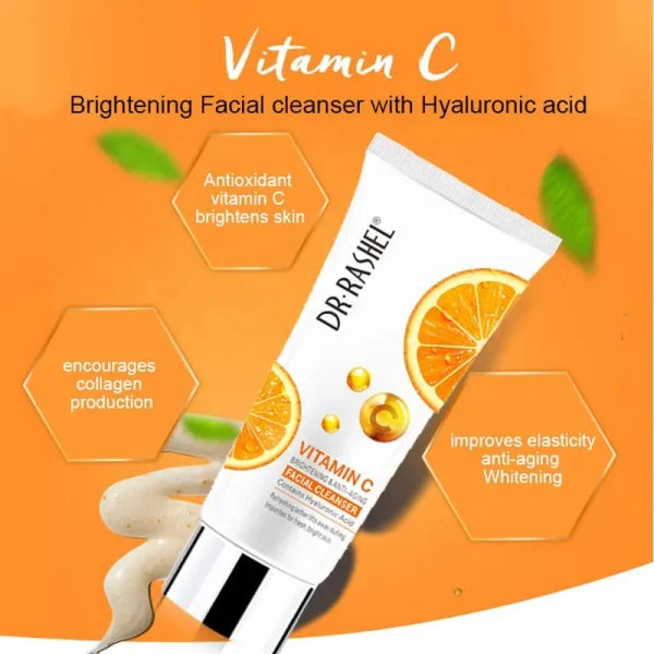 Dr. Rashel Brightening Anti Aging Deep Cleansing Vitamin C Facial Cleanser – 80ml