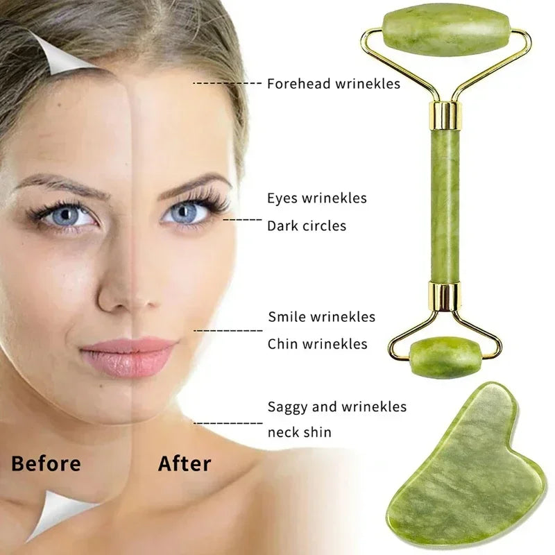 Natural Jade Roller for Massage