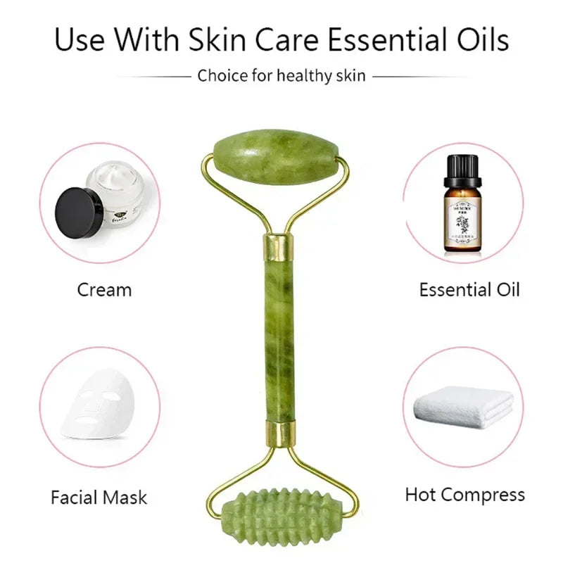 Natural Jade Roller for Massage