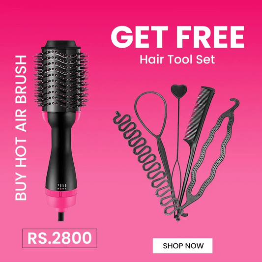 One Step Hot Air Brush (Dryer + Straightener)