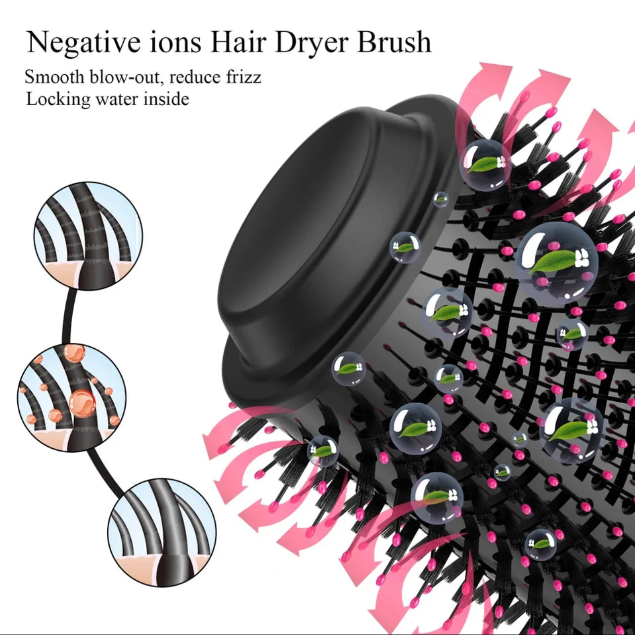 One Step Hot Air Brush (Dryer + Straightener)